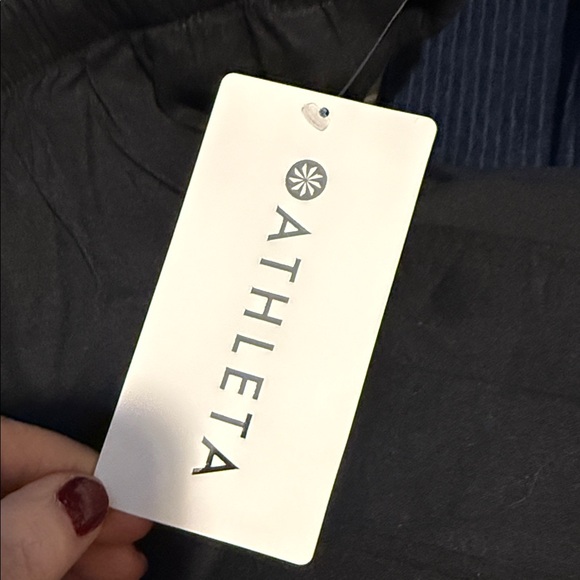 Athleta Paradise Wide Leg Pant Black Drawstring Waist Large NWT - Picture 10 of 10